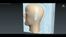 Flame: 3DS MAX Practice Polygon Modeling Head Model Video #45 (12-27-2025)