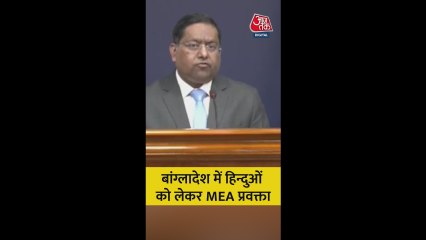 बांग्लादेश में हिंदुओं को लेकर क्या बोले MEA प्रवक्ता?