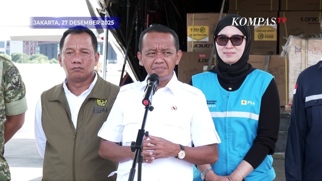 Kirim Genset ke Aceh, Menteri ESDM Bahlil: Masih Ada 224 Desa Belum Teraliri Listrik