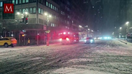 Tormenta invernal paraliza Nueva York y gran parte del noreste de EE. UU.
