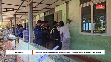 Pilihan raya Myanmar bermula di tengah kawalan ketat Junta