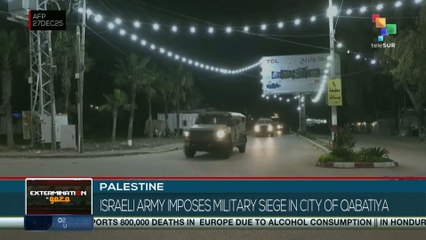 Palestine: Israeli army imposes military siege in city of Qabatiya