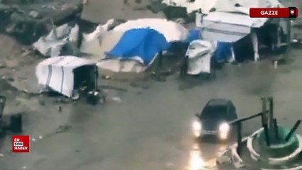 Gazze’de kötü hava koşulları hayatı olumsuz etkiliyor