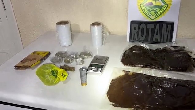 Jovem é preso por tráfico de drogas e posse irregular de munição