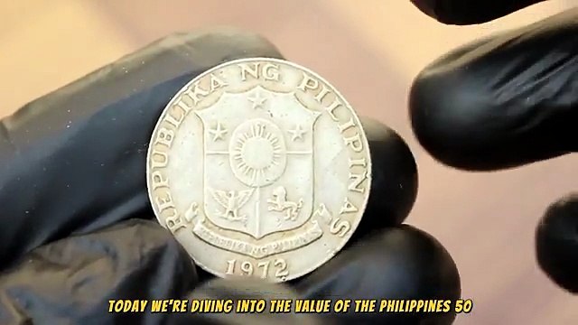 Philippines 50 Sentimos 1972 coin worth a lot of money!Rare 50 Cents Philippines Coins Worth money! #collectables #collection #hardtofind