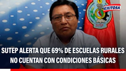 SUTEP alerta que 69% de escuelas rurales no cuentan con condiciones básicas: "Siguen mirando de espaldas a la educación"