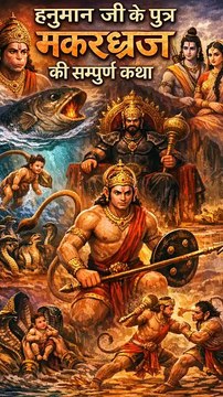 हनुमान जी और मकरध्वज का महासंग्राम | पिता–पुत्र की अद्भुत कथा | #hanuman