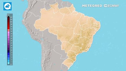 Segunda-feira, 29 de dezembro: Precipitação acumulada entre segunda (29) e quarta-feira (31).