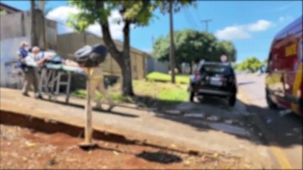 Com fratura no nariz, idoso é socorrido pelo Siate no Periolo