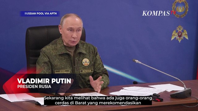 Vladimir Putin: Ukraina Tak Buru-Buru Selesaikan Konflik Secara Damai