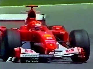 F1 – Michael Schumacher (Ferrari V10) lap in pre-qualifying – USA 2004