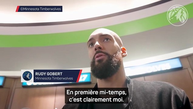 « Je n'ai pas été à la hauteur » : Rudy Gobert (Minnesota) n'a pas pesé offensivement face aux Brooklyn Nets - Basket - NBA - Timberwolves
