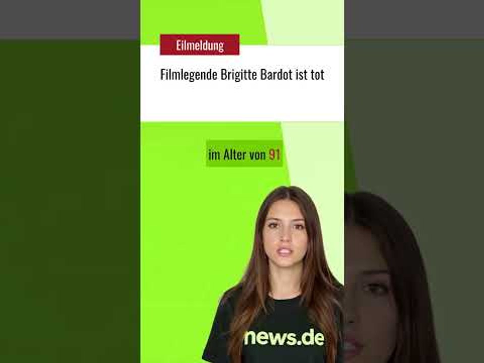 Filmlegende Brigitte Bardot ist tot