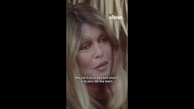 Mort de Brigitte Bardot : «Ma vie aura été utile pour les animaux»