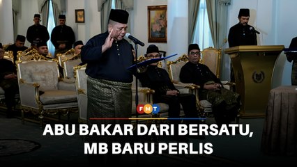 Abu Bakar Hamzah angkat sumpah menteri besar Perlis