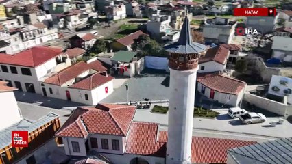 Hatay'da yeniden inşa edilen Habibi Neccar Camii ibadete açıldı