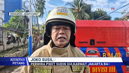 Gudang Ekspedisi Cengkareng dan 8 Kontrakan di Kawasan Ancol Terbakar | KOMPAS PETANG
