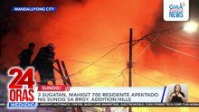 3 injured, more than 700 residents hit by fire at Brgy. Addition Hills | 24 Oras Weekend