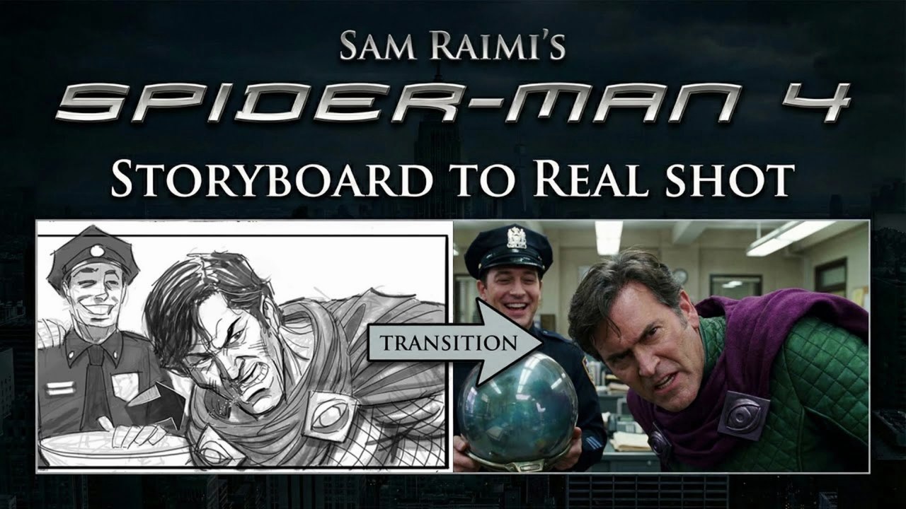 Sam Raimi's Spider-Man 4 | Storyboard To Real Shot
