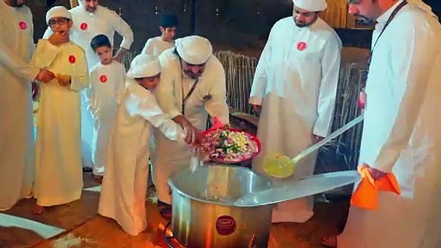 Watch: Sheikh Hamdan, his kids visit Dubai desert camp with falconry, palm tree planting