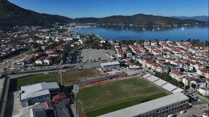 Fethiyespor - Galatasaray maçı için Fethiye İlçe Stadı'nda çalışmalar başladı