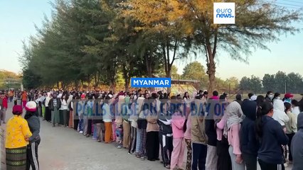 Polls close in first ballot of Myanmar's general election since military seized power in 2021 coup