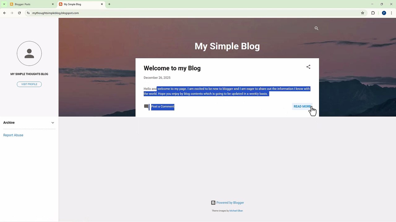 Blogger 4 Text Styles and Headings