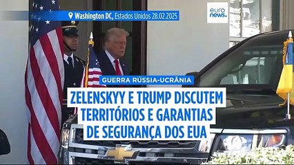 Zelenskyy e Trump discutem territórios da Ucrânia e garantias de segurança dos EUA