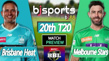 BBL 2025-26 | Brisbane Heat vs Melbourne Stars 20th T20 Match Preview |