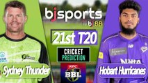 BBL 2025-26 | Hobart Hurricanes vs Sydney Thunder 21st T20 Match Preview |