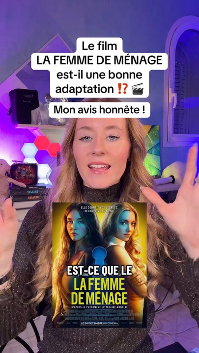 Le film La Femme de Ménage est-il une bonne adaptation du livre ⁉️ 🎬 Mon avis honnête !