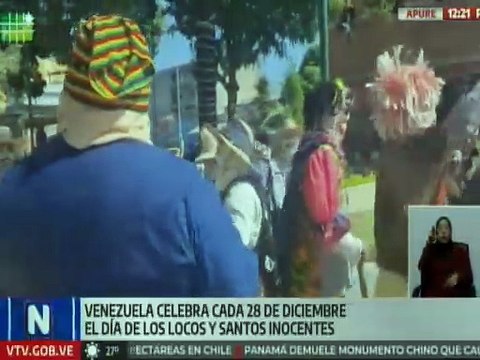 Con comparsas y disfraces apureños celebran el Día de los Locos de San Fernando