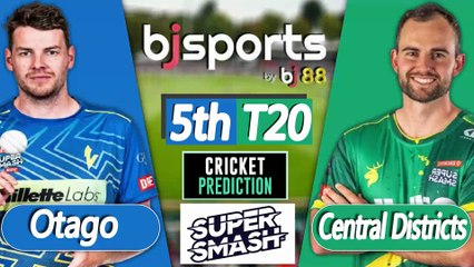 Super Smash 2025-26 | Otago vs Central Districts 5th T20 Match Preview |