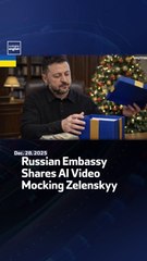 Russian Embassy Shares AI Video Mocking Zelenskyy