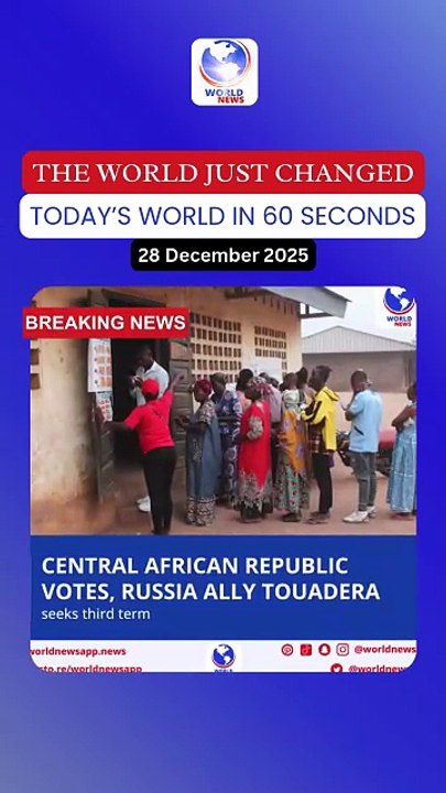 Central African Republic votes, Russia ally Touadera seeks third term.