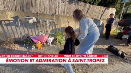 Mort de Brigitte Bardot : émotion et admiration à Saint-Tropez
