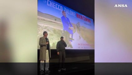 Checco Zalone e l'incursione in un cinema di Bari con Nunziante
