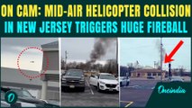 U.S. BREAKING: Two Helicopters Smash Midair in New Jersey; Erupts Into Massive Fireball After Crash