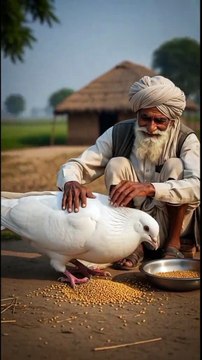 Kisan Aur Kabutar Ek Dil Chhoo Lene Wali Kahani 💔🕊️ #pigeon #emotional #ai #youtubeshorts #viral Must watch.The end of kissan👩‍🌾.Funny🤣 ai kissan and pigeon story.#tiktok #viral #ai #cartoon #kids #funny #pumpkinpatronpals #foryou #cute #animahal010