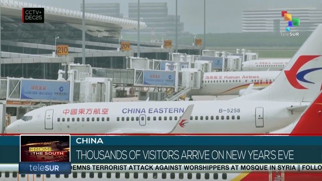 China | Thousands of visitors arrive on New Year's Eve