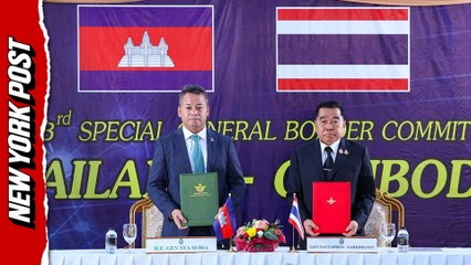 Thailand and Cambodia agree to ceasefire after weeks of border fighting