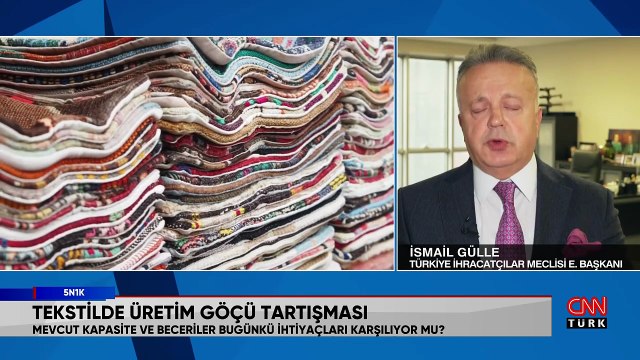 Tekstil sektörü neden göç ediyor? Tekstil sektörünün kırılma noktaları ve tekstilde katma değerli üretim yolu 5N1K'da konuşuldu