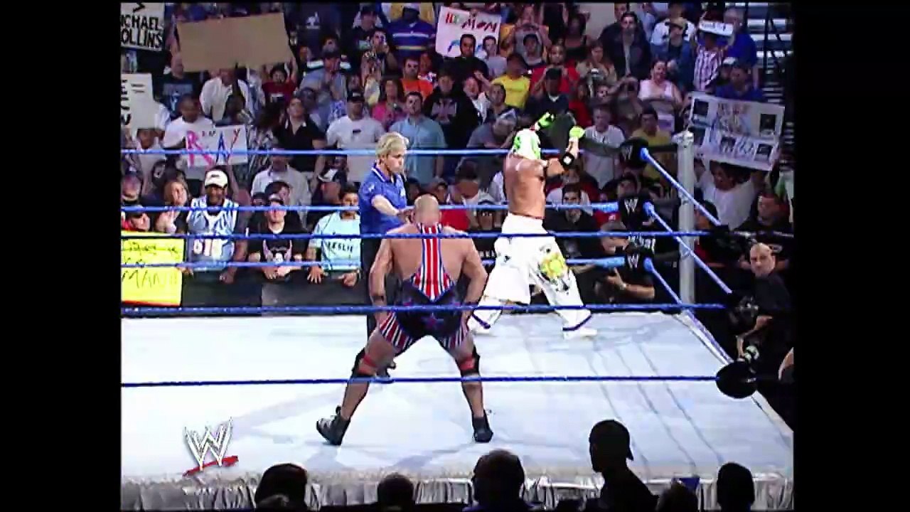 Rey Mysterio vs. Kurt Angle - WWE  SmackDown (06/09/06)