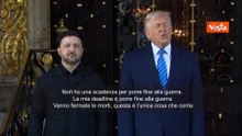 Trump riceve Zelensky a Mar-a-Lago: Non ci sono scadenze per colloqui, solo porre fine a guerra