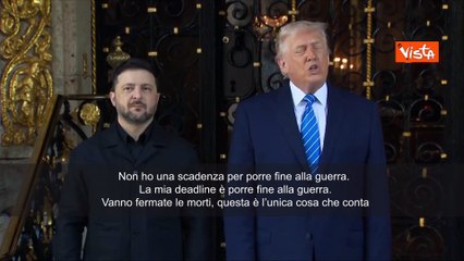 Trump riceve Zelensky a Mar-a-Lago: Non ci sono scadenze per colloqui, solo porre fine a guerra