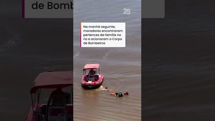 Tempestade vira embarcação e família passa mais de 18 horas à deriva no Rio Paraná #shorts