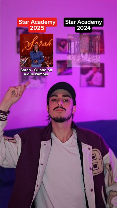 Sarah Star Academy 2025 vs Star Ac 2024 ✨Parallèle entre sa prestation sur "Quand on n'a que l'amour"