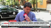 Rio de Janeiro mantém ofensiva contra facções durante período de festas
