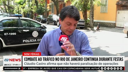 Rio de Janeiro mantém ofensiva contra facções durante período de festas