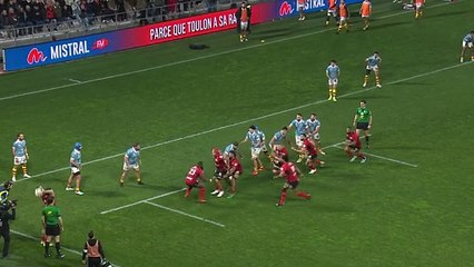 TOP 14 - Essai de Brian ALAINU'UESE (RCT) - RC Toulon - USA Perpignan